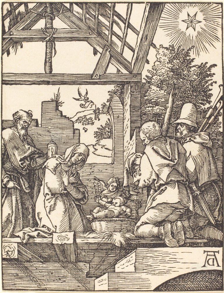 1509 1510 Albrecht_Dürer_-_The_Nativity_(NGA_1943.3.3636)