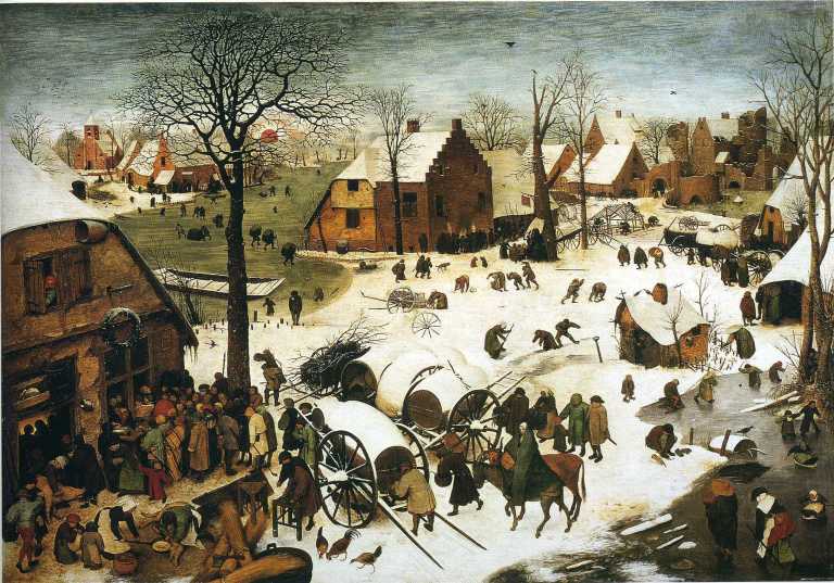 1566 bruegel census-at-bethlehem-1566