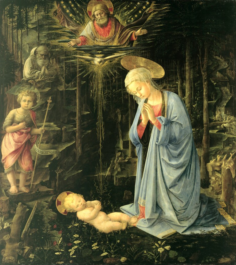 Fra_Filippo_Lippi_-_The_Adoration_in_the_Forest_-_Google_Art_Project