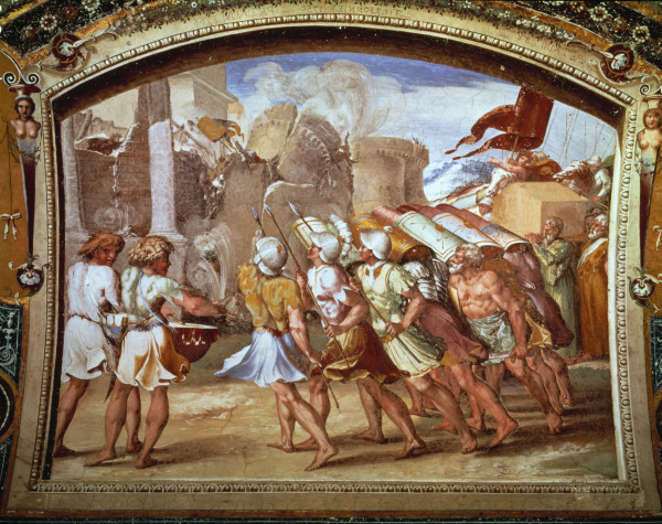 Raffael, Fall Jerichos - Raphael / The Fall of Jericho / c.1515 - Raphael, Chute de Jericho