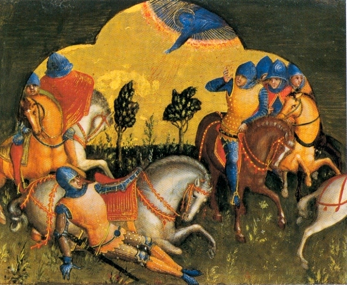 14_Lorenzo_Veneziano_Conversion_of_Paul_1370_Staatliche_Museen,_Berlin.