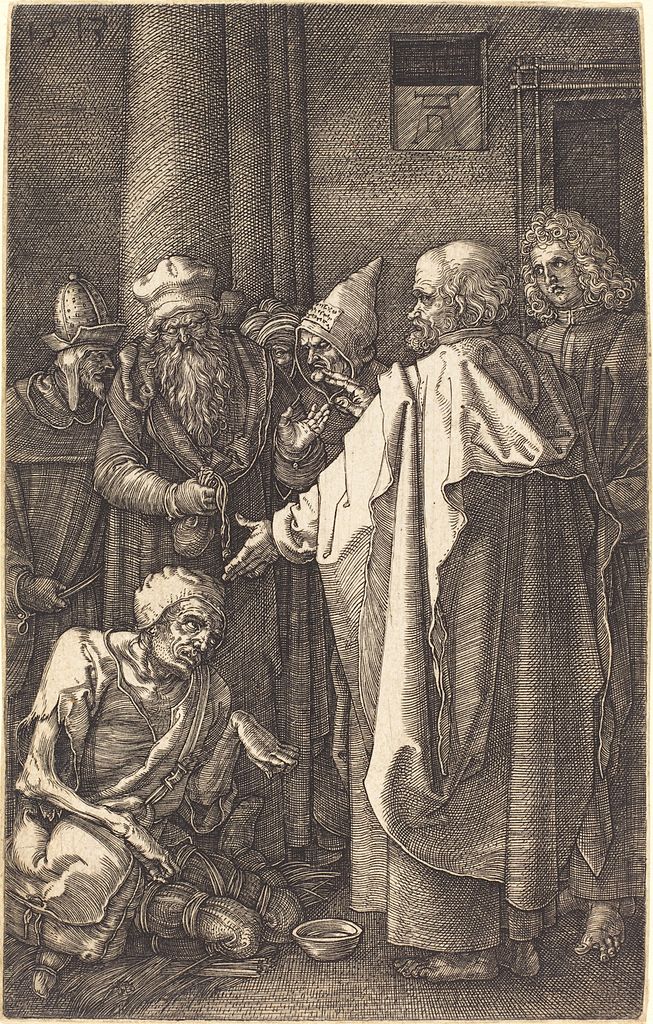 Peter and John healing the lame man – THEOLOGY AND THE ARTS