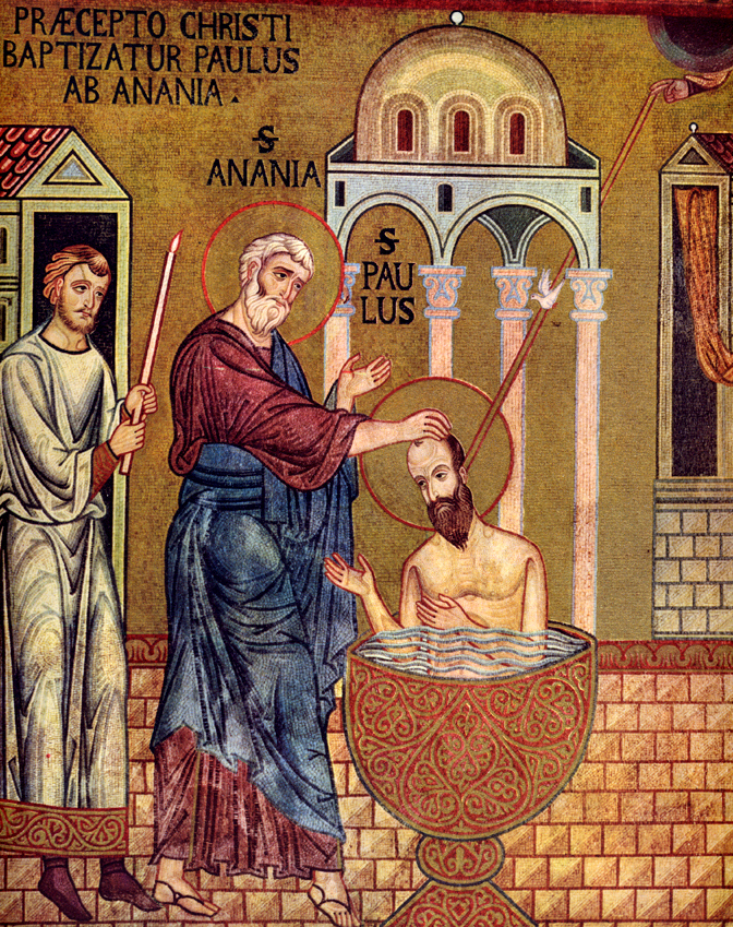 Ananias restores Saul’s sight – THEOLOGY AND THE ARTS