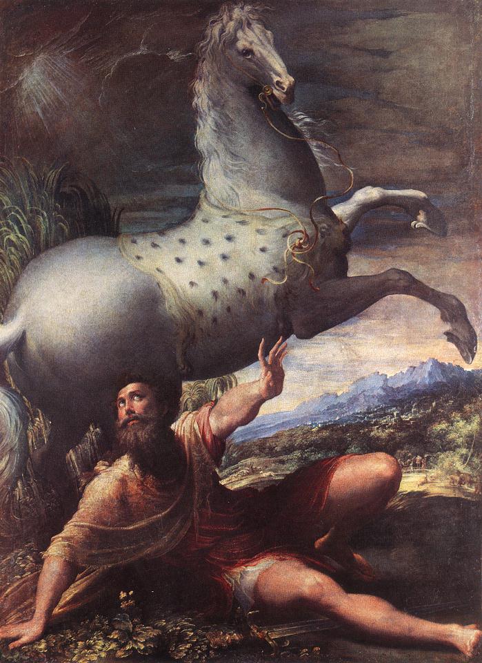 Parmigianino_-_The_Conversion_of_St_Paul_-_WGA17030