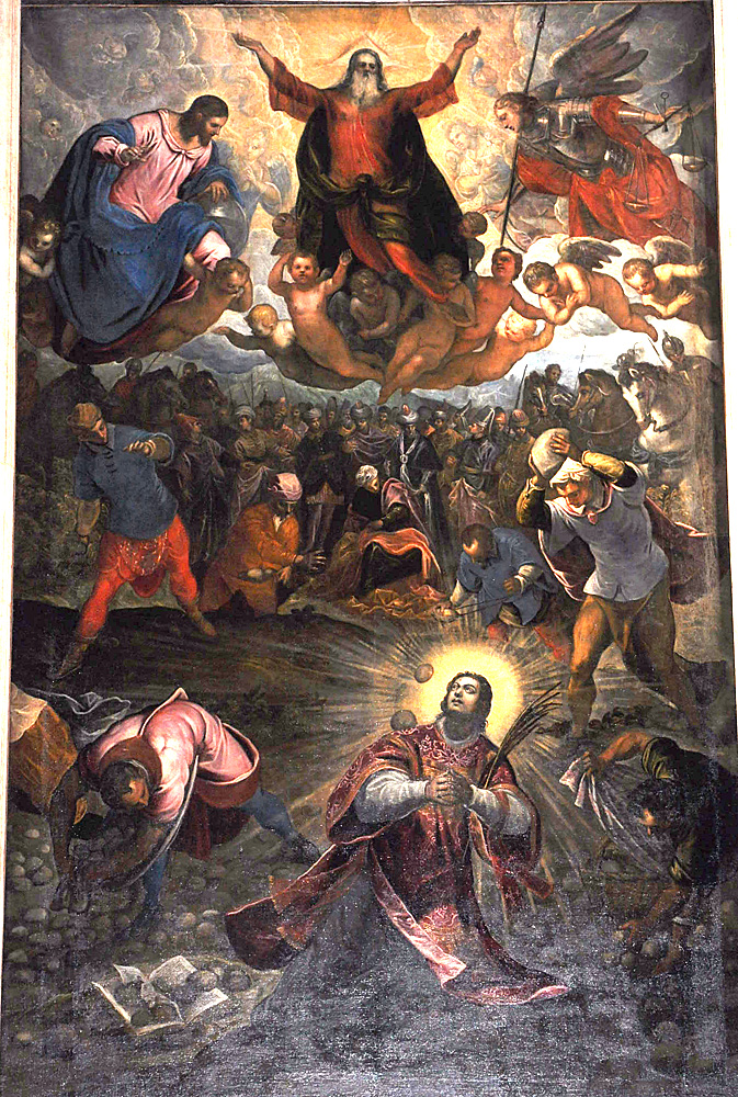 Jacopo and Domenico Tintoretto, The Stoning of St. Stephen