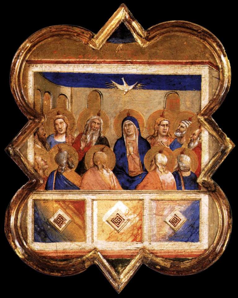 Taddeo_gaddi,_formelle_dell'armadio_della_sacrestia_di_santa_croce,_pentecoste_a_berlino