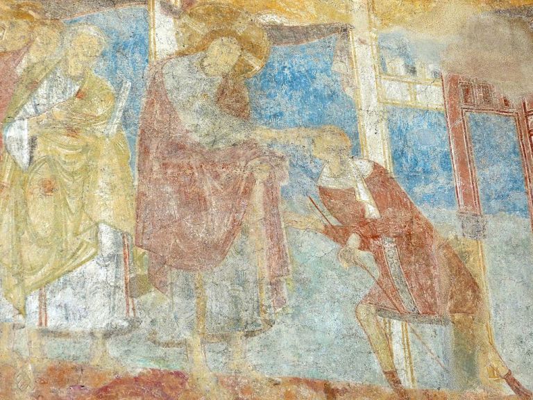 Reichenau_St.Georg_-_Fresko_4a_Heilung_eines_Blinden